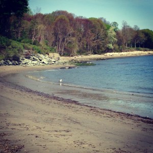 A very short walk from my family's home.