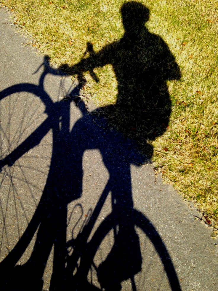 First bicycle ride in Houston.